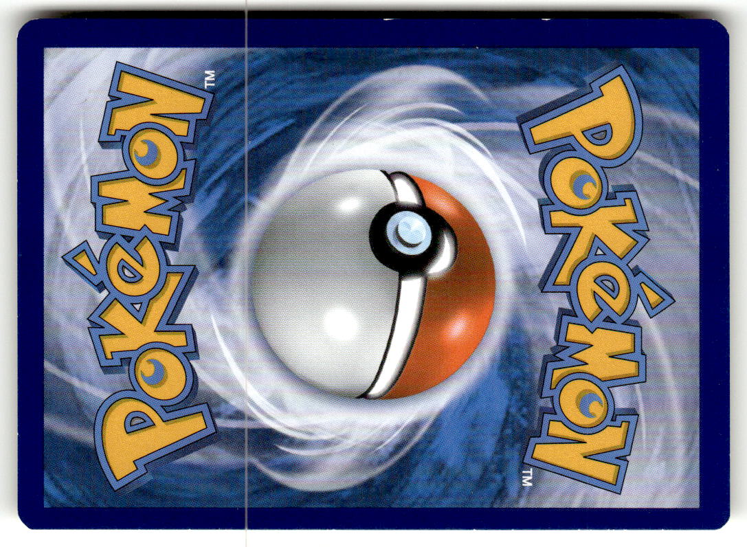 Back of Professor's Letter 123/146 from XY Base Set