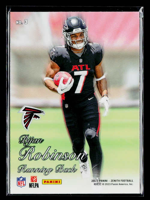 2023 Panini Zenith - 1994 Pacific Bijan Robinson #3 (RC)