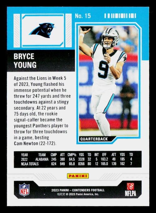 2023 Bryce Young [Mojo] #15 2023 Panini Contenders
