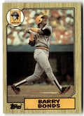 1987 Topps Barry Bonds [Double Misprint] #320 front
