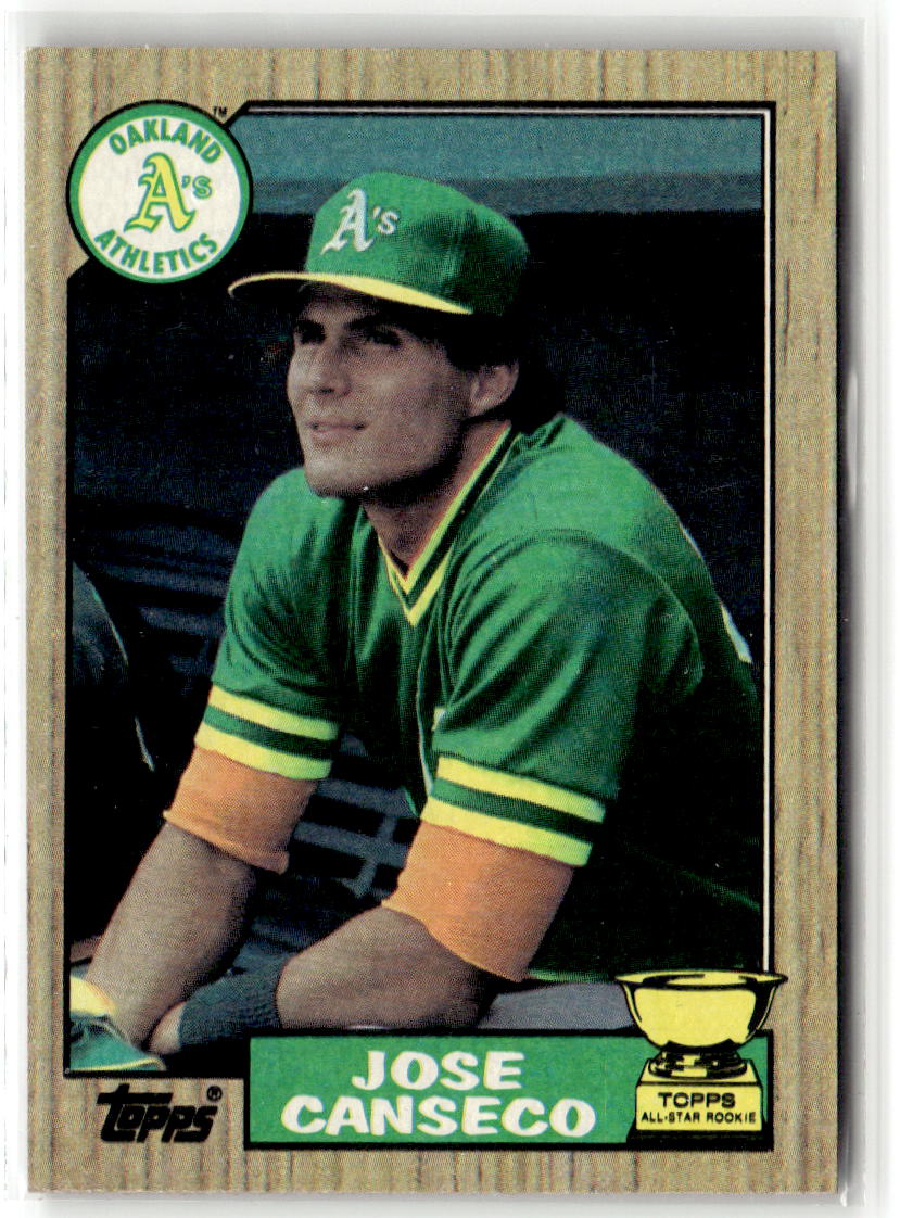 1987 Topps Jose Canseco #620 (RC) front