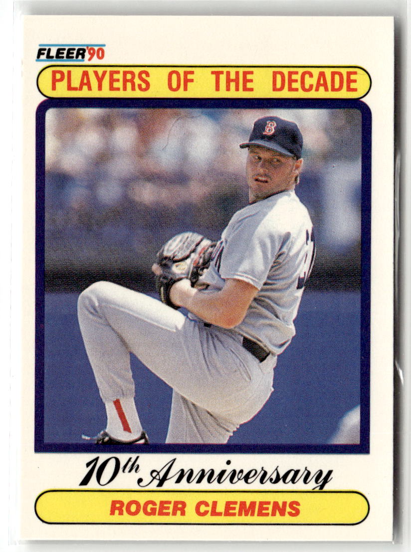 1990 Fleer Roger Clemens #627 front