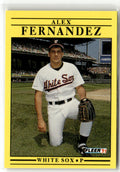 1991 Fleer Alex Fernandez #117 (RC) front