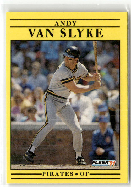 1991 Fleer Andy Van Slyke #53 front