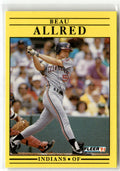 1991 Fleer Beau Allred #358 front