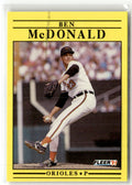 1991 Fleer Ben McDonald #481 (RC) front