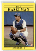 1991 Fleer Bill Haselman #287 front