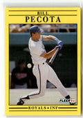 1991 Fleer Bill Pecota #565 front