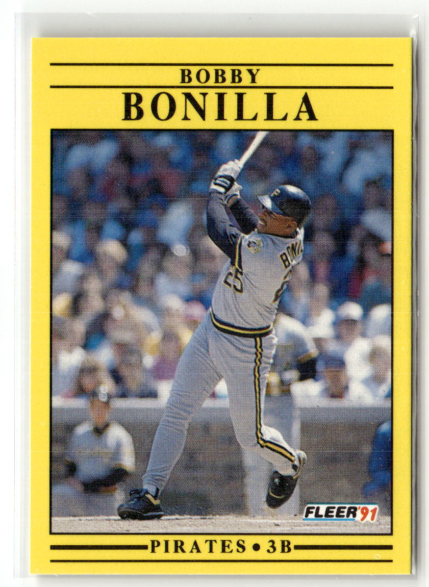1991 Fleer Bobby Bonilla #34 front