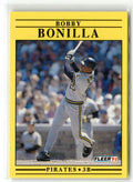 1991 Fleer Bobby Bonilla #34 front