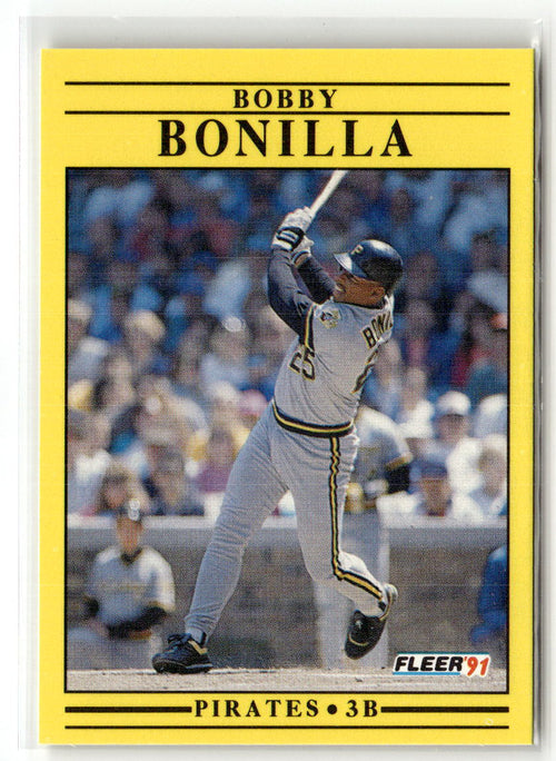 1991 Fleer Bobby Bonilla #34 front