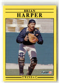 1991 Fleer Brian Harper #613 front