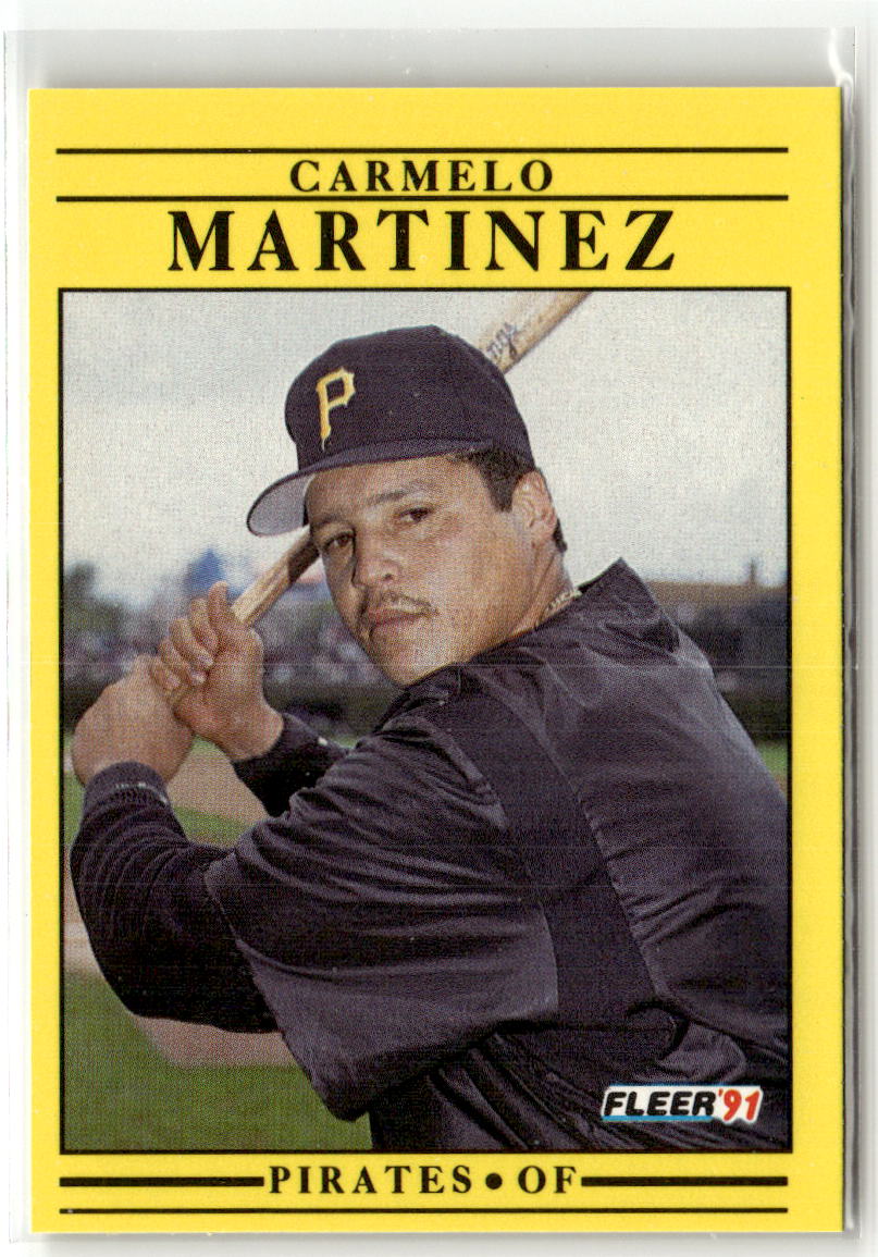 1991 Fleer Carmelo Martinez #44 front