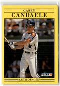 1991 Fleer Casey Candaele #501 front