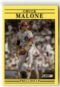 1991 Fleer Chuck Malone #404 front