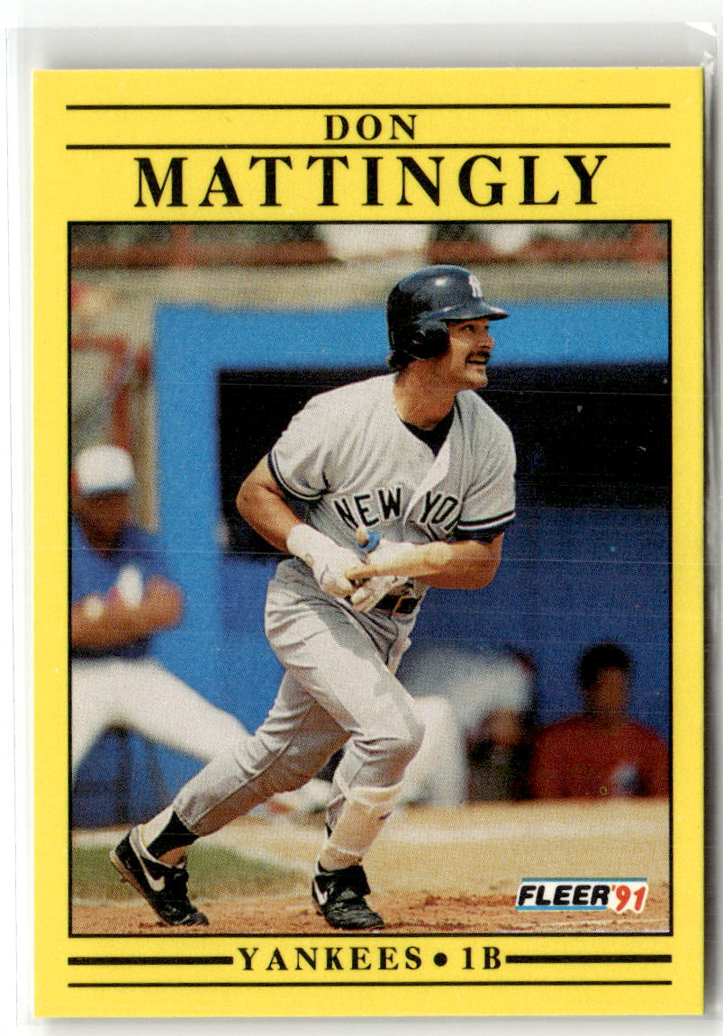 1991 Fleer Don Mattingly #673 front