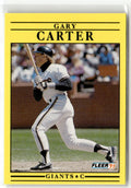 1991 Fleer Gary Carter #258 front