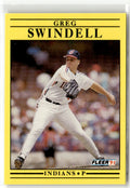 1991 Fleer Greg Swindell #379 front