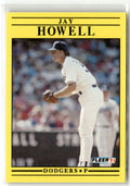 1991 Fleer Jay Howell #209 front
