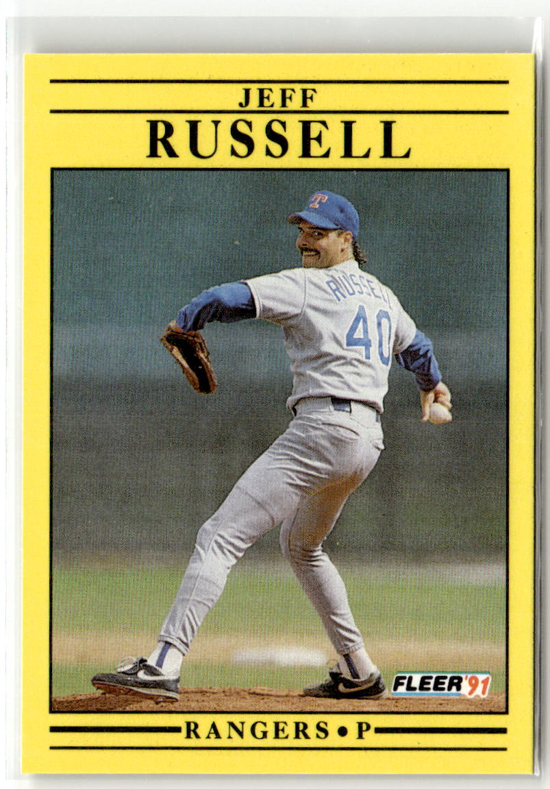 1991 Fleer Jeff Russell #300 front