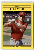 1991 Fleer Joe Oliver #75 front