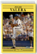 1991 Fleer Julio Valera #164 front
