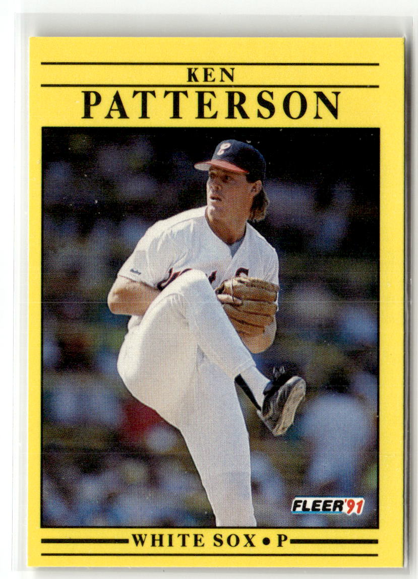 1991 Fleer Ken Patterson #132 front