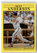 1991 Fleer Kent Anderson #306 front