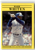 1991 Fleer Mark Whiten #189 front