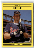 1991 Fleer Mike Bell #682 front