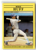 1991 Fleer Mike Huff #210 front