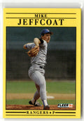 1991 Fleer Mike Jeffcoat #291 front