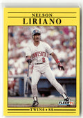 1991 Fleer Nelson Liriano #617 front