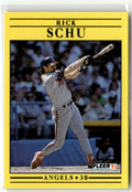 1991 Fleer Rick Schu #326 front