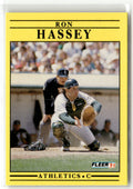 1991 Fleer Ron Hassey #8 front