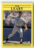 1991 Fleer Tim Leary #670 front