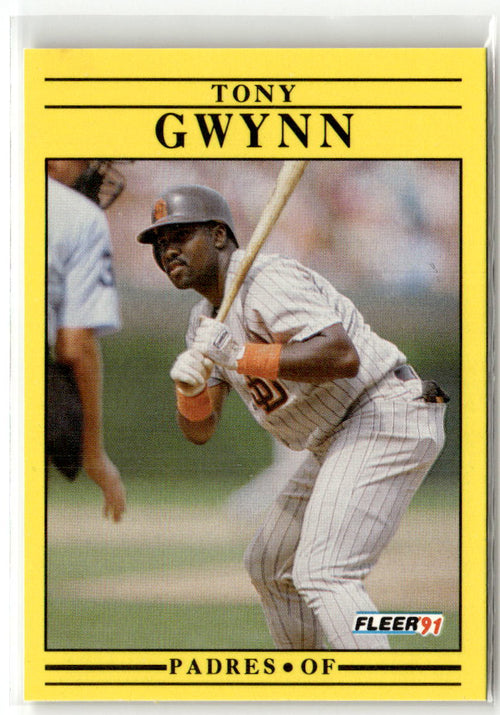 1991 Fleer Tony Gwynn #529 front