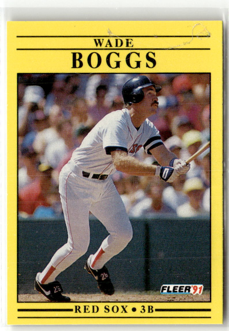 1991 Fleer Wade Boggs #86 front