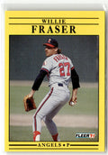 1991 Fleer Willie Fraser #314 front