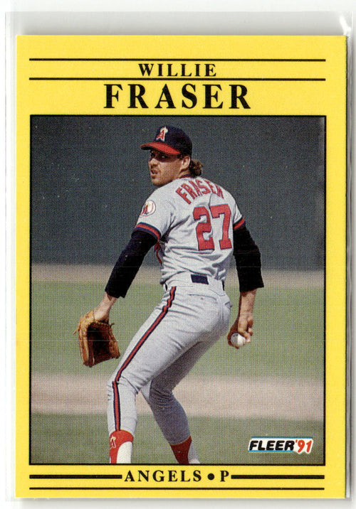 1991 Fleer Willie Fraser #314 front