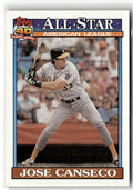 1991 Topps Jose Canseco #390 front