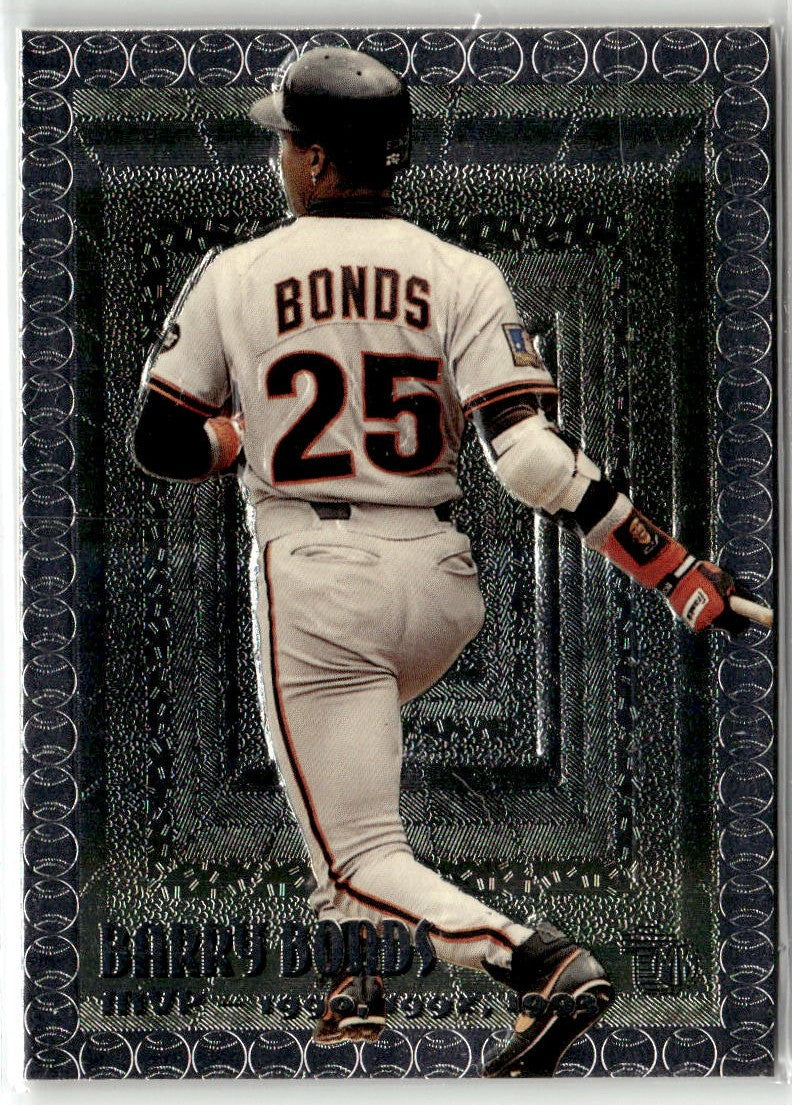 1995 Topps Embossed Barry Bonds #120 front