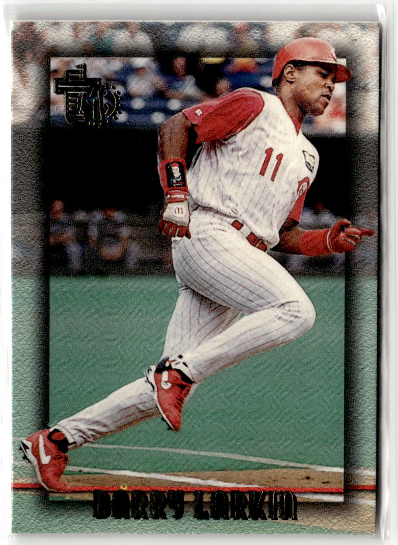 1995 Topps Embossed Barry Larkin #129