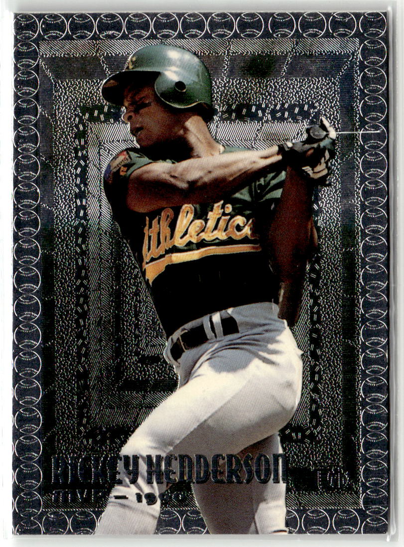 1995 Topps Embossed Rickey Henderson #103 front