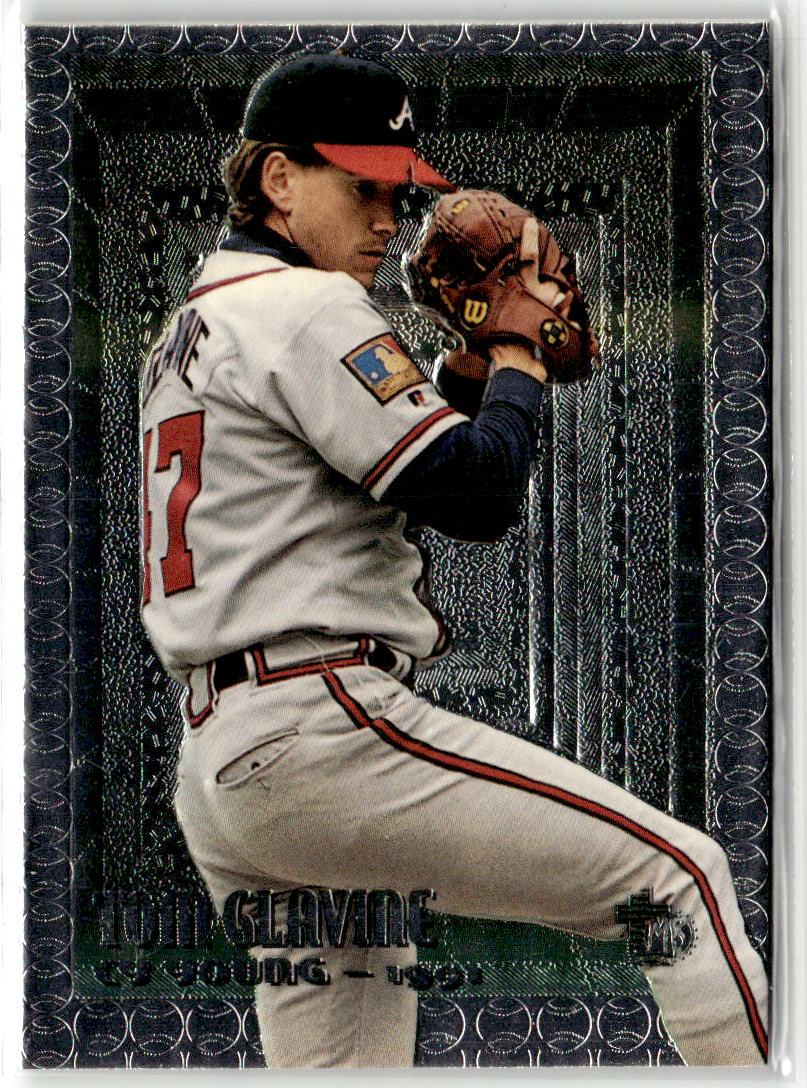 1995 Topps Embossed Tom Glavine #111 front