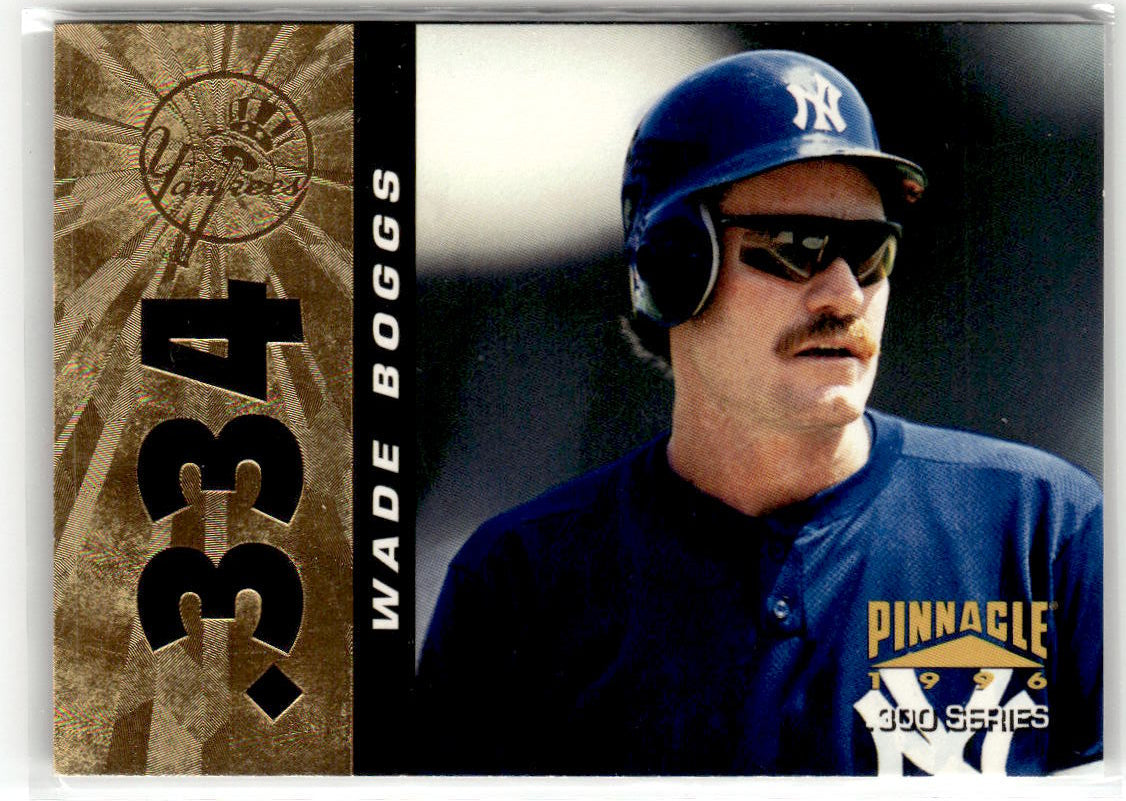1996 Pinnacle Wade Boggs #334 front