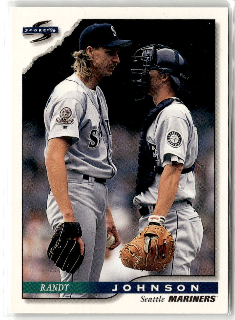 1996 Score Randy Johnson #34 front