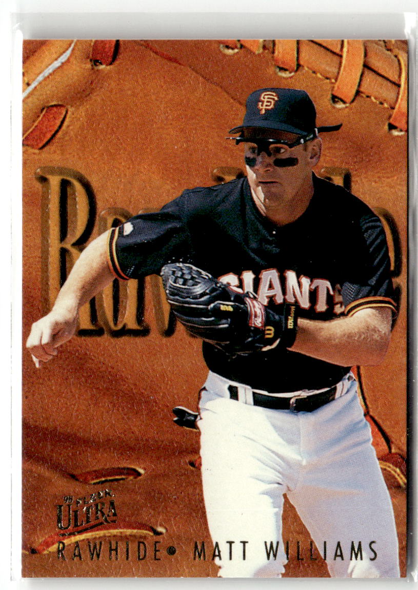 1996 Ultra Rawhide Matt Williams #10 front