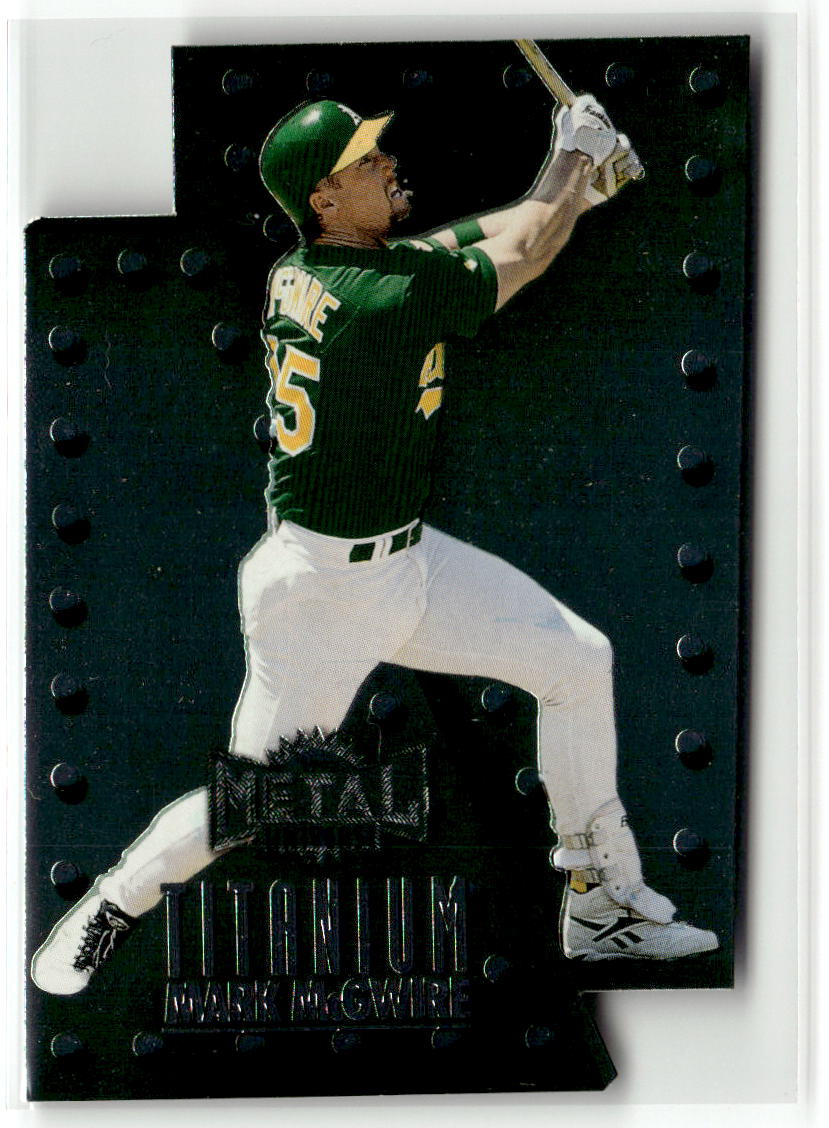 1997 Metal Universe Titanium Mark McGwire #6 front