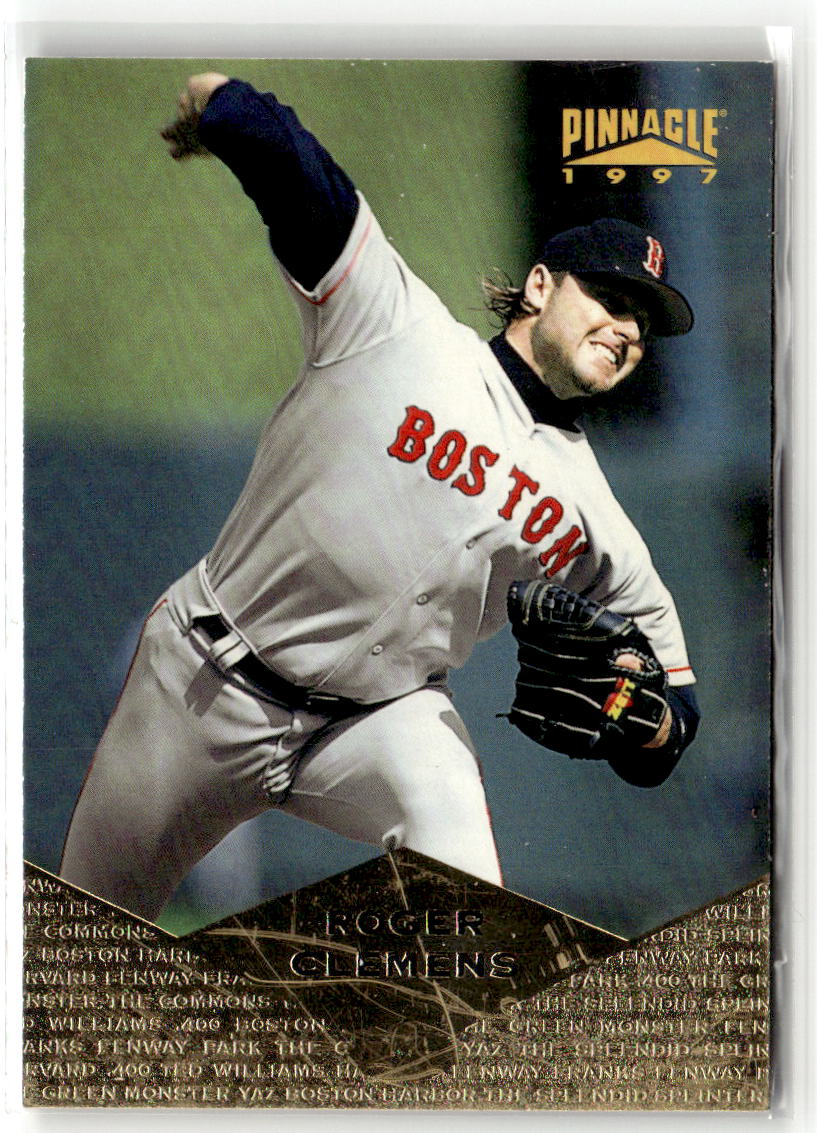 1997 Pinnacle Roger Clemens #55 front